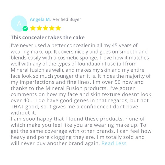 Mineral Fusion Refillable Concealer Palette Full Coverage in Indulgence - Picture 10 of 12